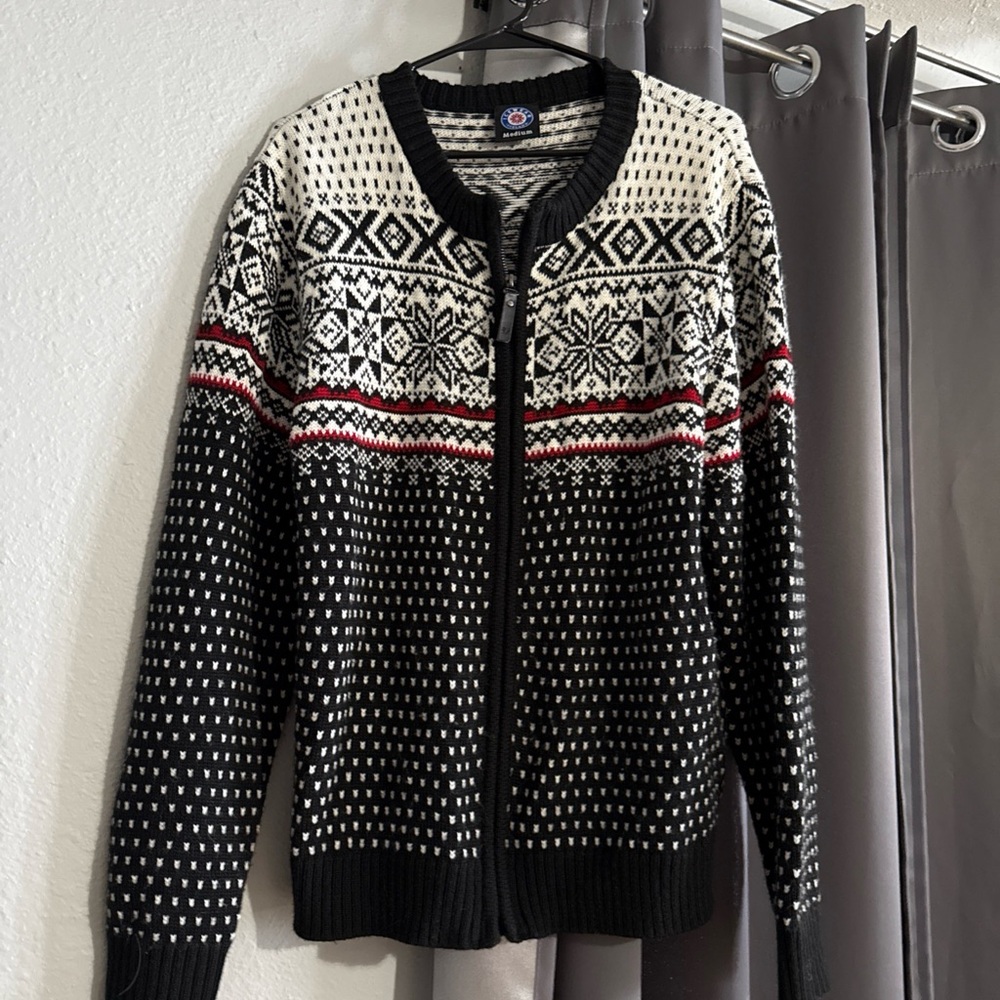Icewear Iceland Magnus Nordic Wool Blend Men’s Sweater Jacket size medium